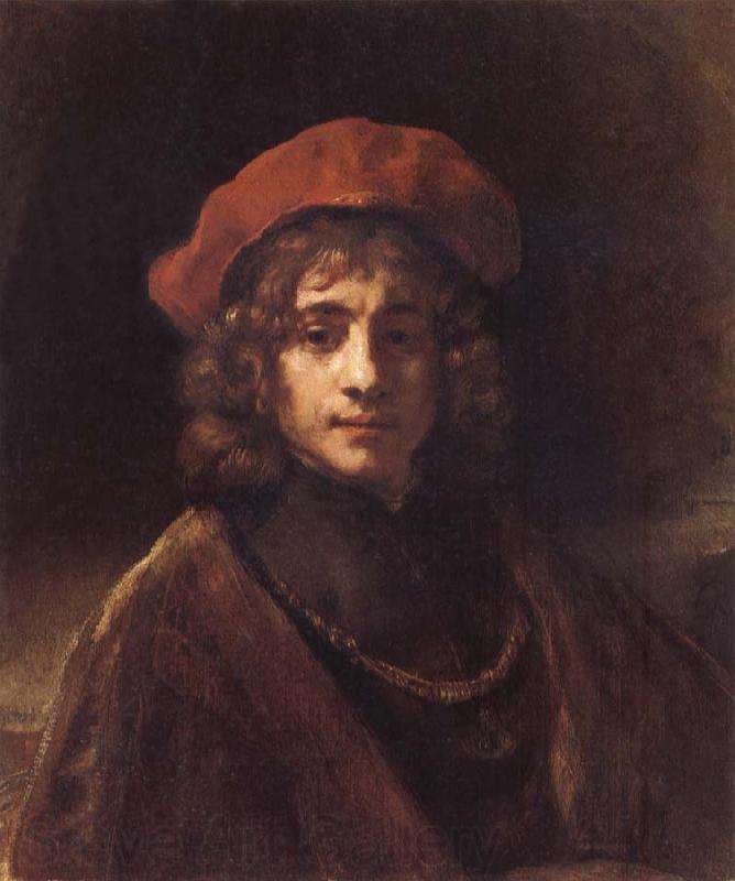 REMBRANDT Harmenszoon van Rijn Titus France oil painting art